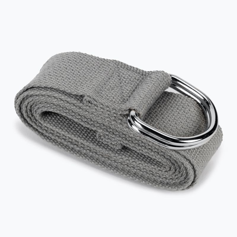 Ремінь для йоги Gaiam сірий 61378