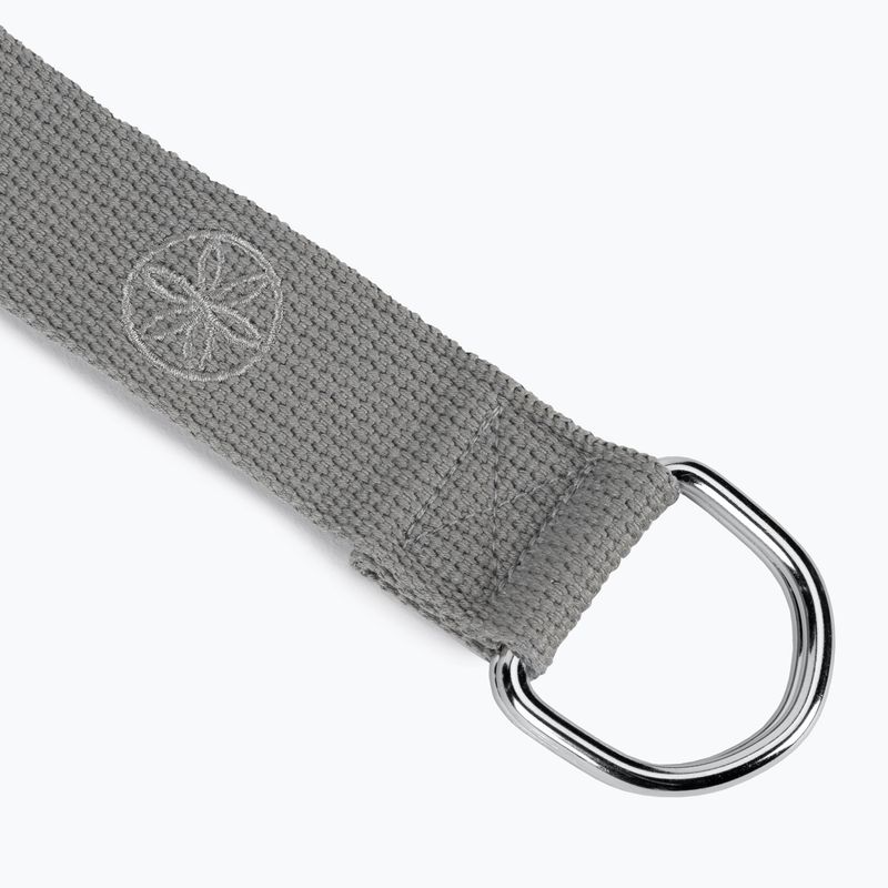 Ремінь для йоги Gaiam сірий 61378 2