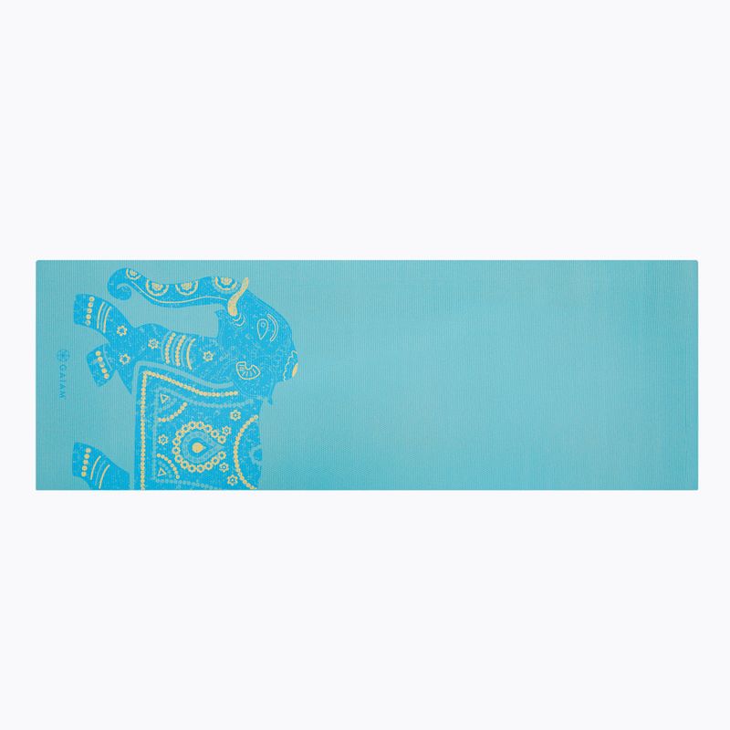 Килимок для йоги  Gaiam Elephant 6 мм жовтий 61547 3