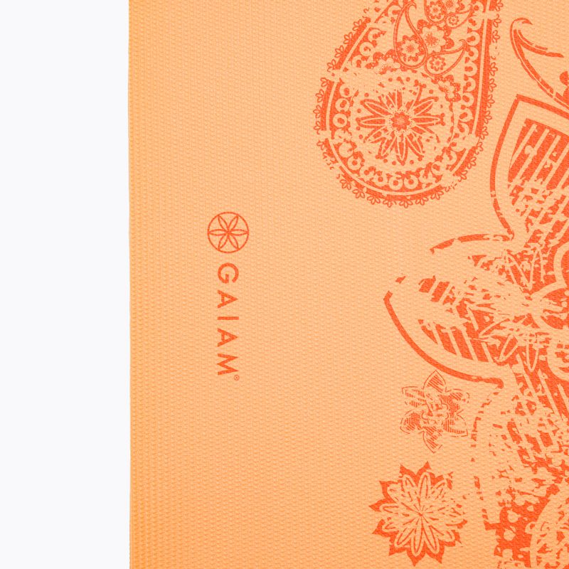 Килимок для йоги  Gaiam Elephant 6 мм жовтий 61547 4