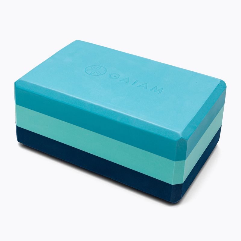 Блок для йоги  Gaiam синій 62912