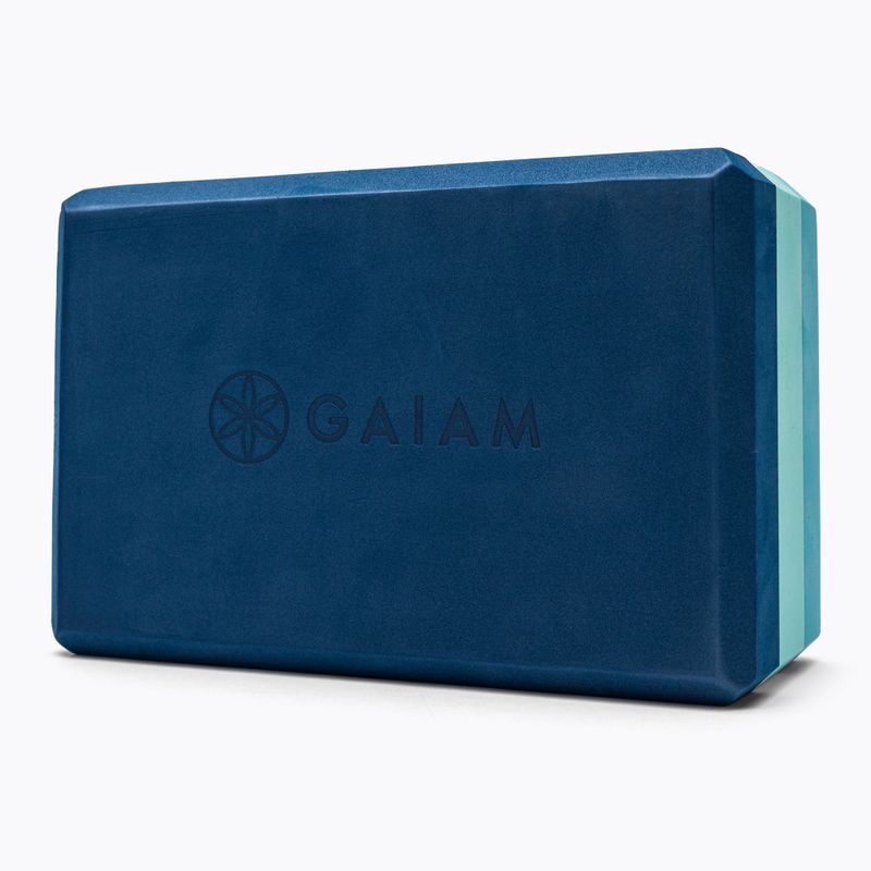Блок для йоги  Gaiam синій 62912 7