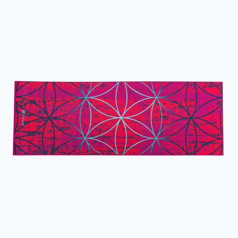 Килимок для йоги  Gaiam Radience 4 мм рожевий 63491 2