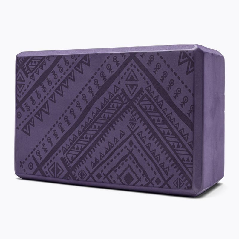 Блок для йоги  Gaiam фіолетовий 63682 3
