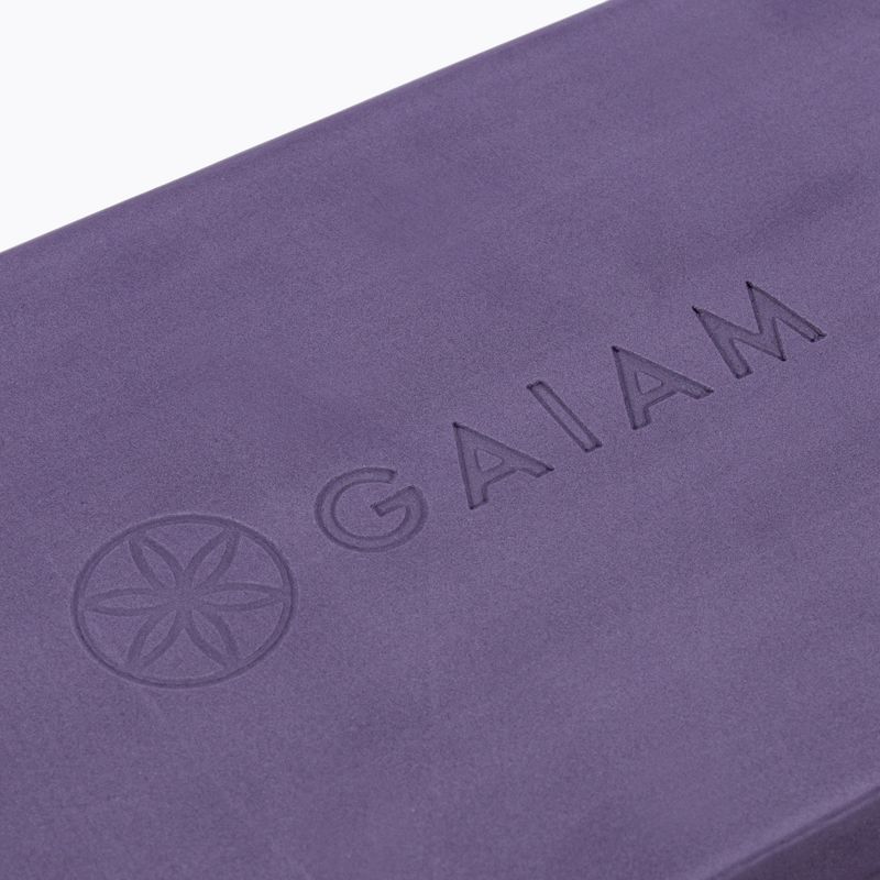 Блок для йоги  Gaiam фіолетовий 63682 8