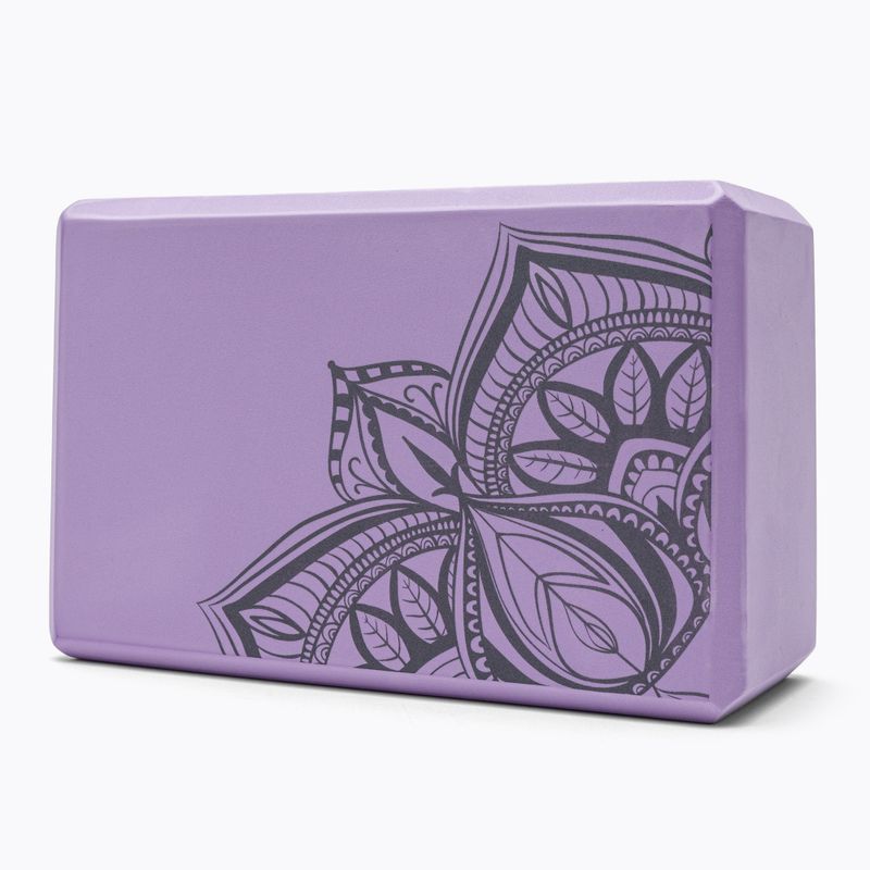 Блок для йоги  Gaiam фіолетовий 63748 3