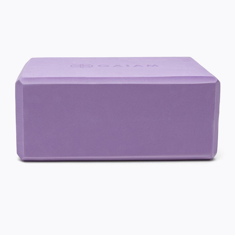 Блок для йоги  Gaiam фіолетовий 63748 6
