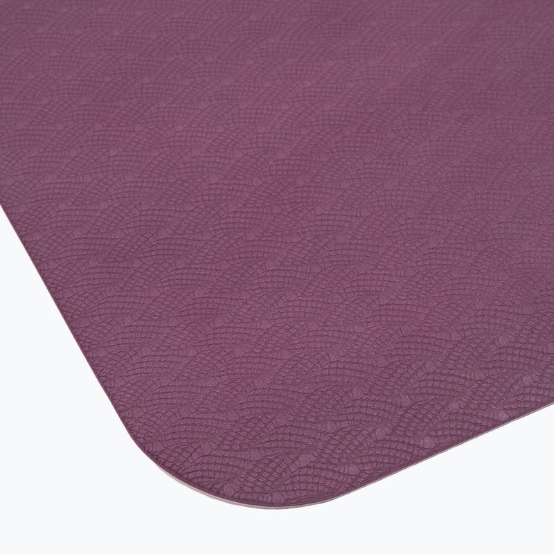 Килимок для йоги Gaiam TPE Blush Printed burgndy 4