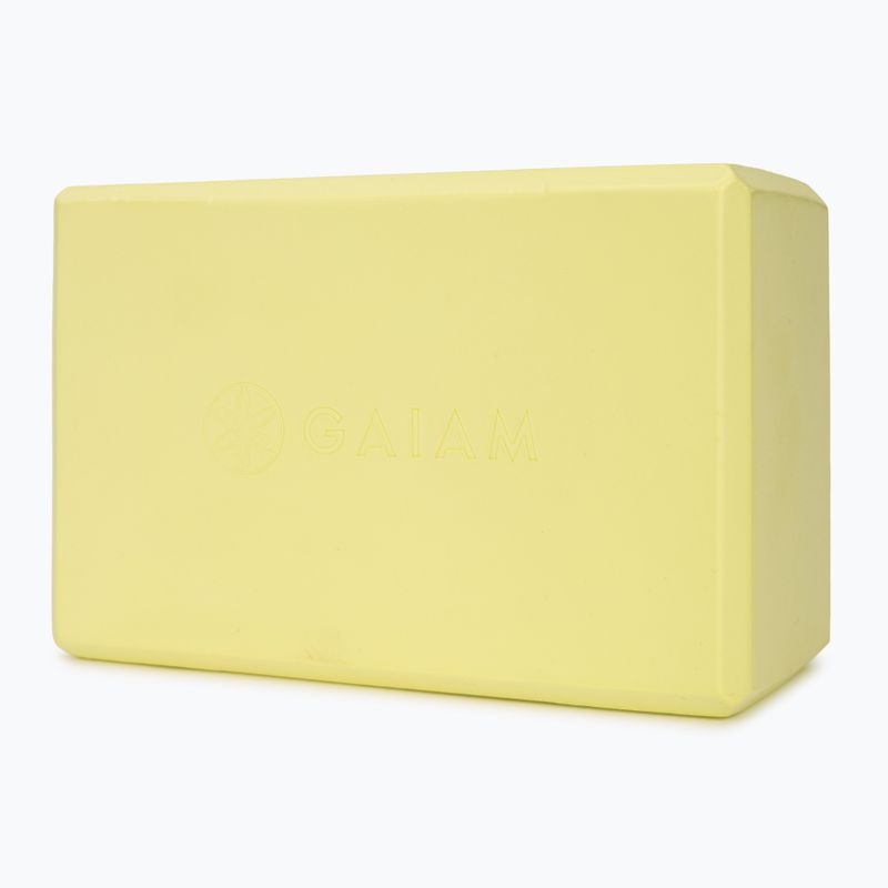 Блок для йоги Gaiam Yoga cool macha 2