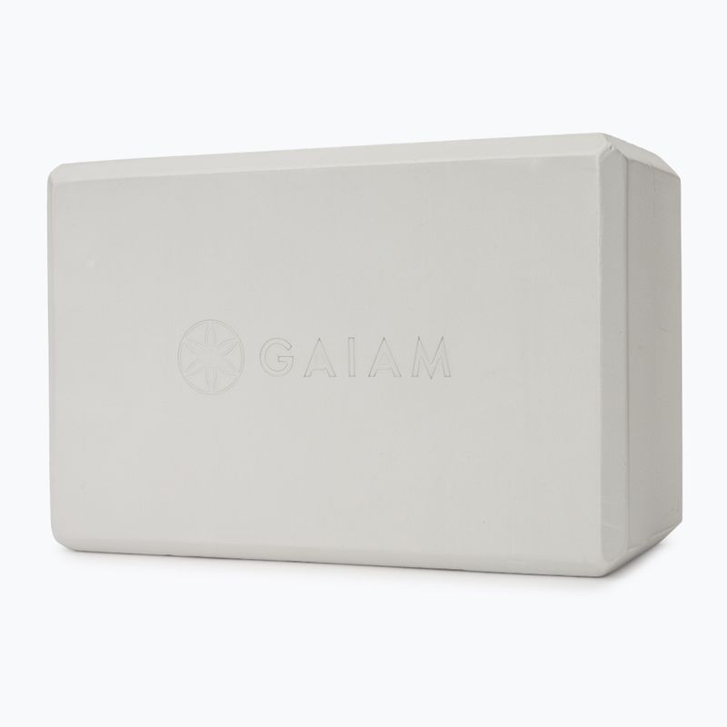 Блок для йоги Gaiam Yoga sustained grey 2