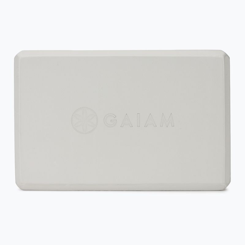 Блок для йоги Gaiam Yoga sustained grey 4