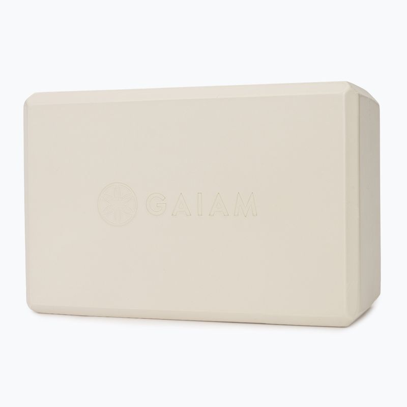 Блок для йоги Gaiam Yoga calming greige 2