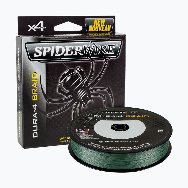 Волосінь плетена спінінгова SpiderWire Dura 4 зелена 1450377 2