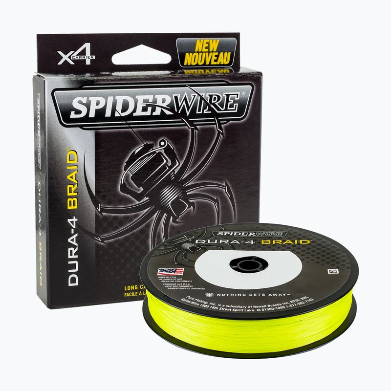 Волосінь плетена спінінгова SpiderWire Dura 4 жовта 1450404 2