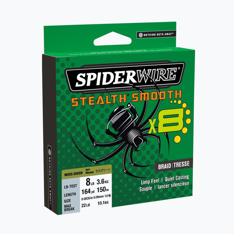 Волосінь плетена спінінгова SpiderWire Stealth 8 біла 1515647