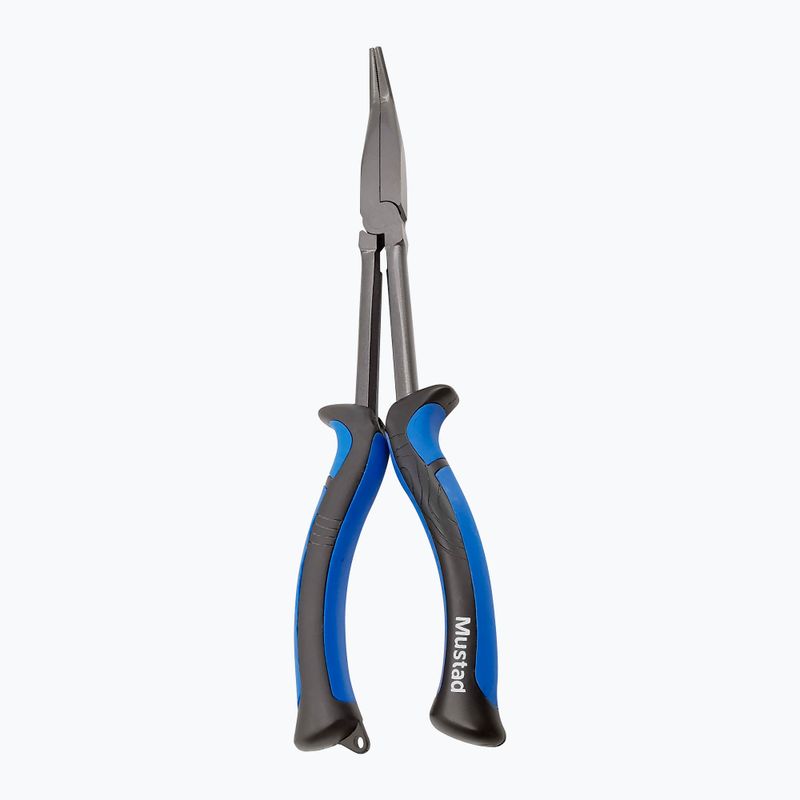 Плоскогубці для риболовлі Mustad зігнуті блакитні NMU-AMT-104