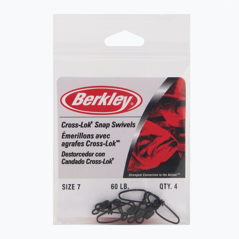 Вертлюжки спінінгові Berkley Mc Mahon Cross-Lok Snap/Swivels 4 шт.