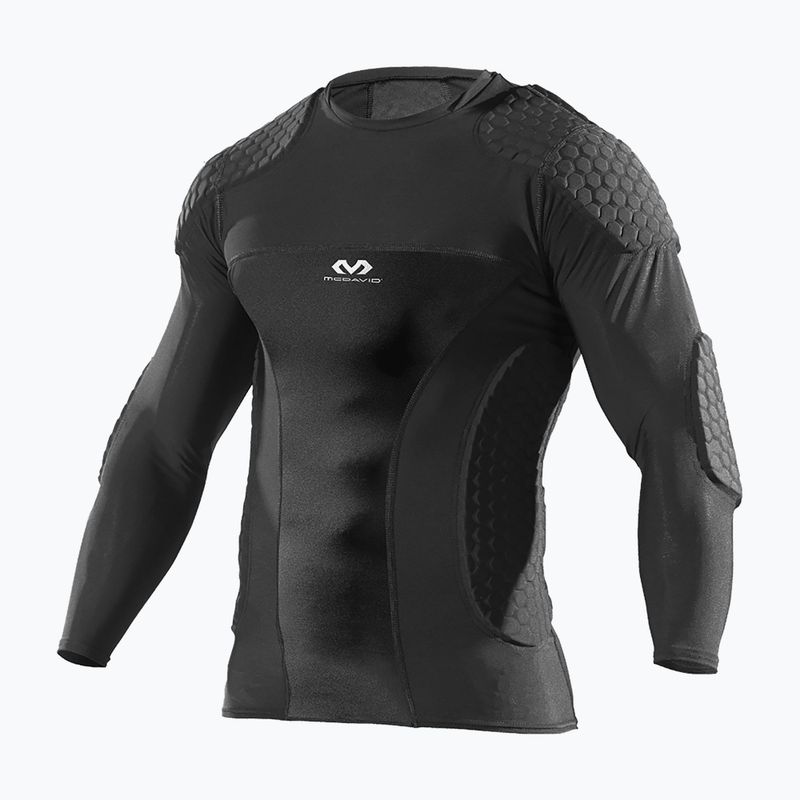 Футболка воротарська чоловіча McDavid Hex Goalkeeper чорна MCD439
