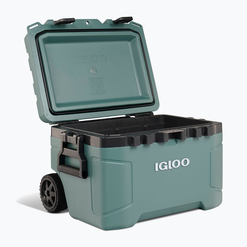 Холодильник туристичний Igloo Trailmate 52 Roller 49 л spruce/obsidian gray 7