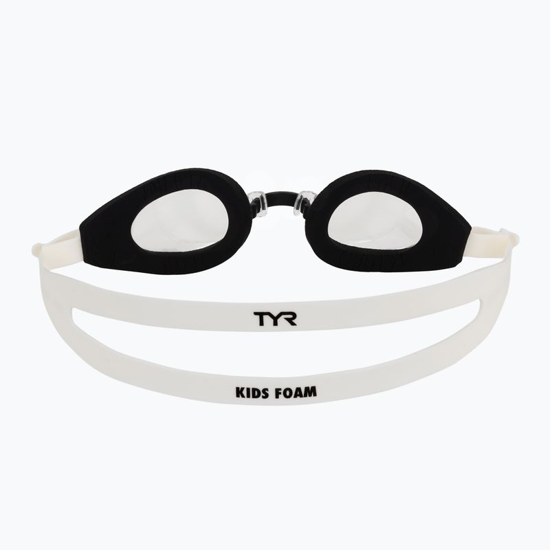 Дитячі окуляри для плавання TYR Foam Youth clear/black/white 4