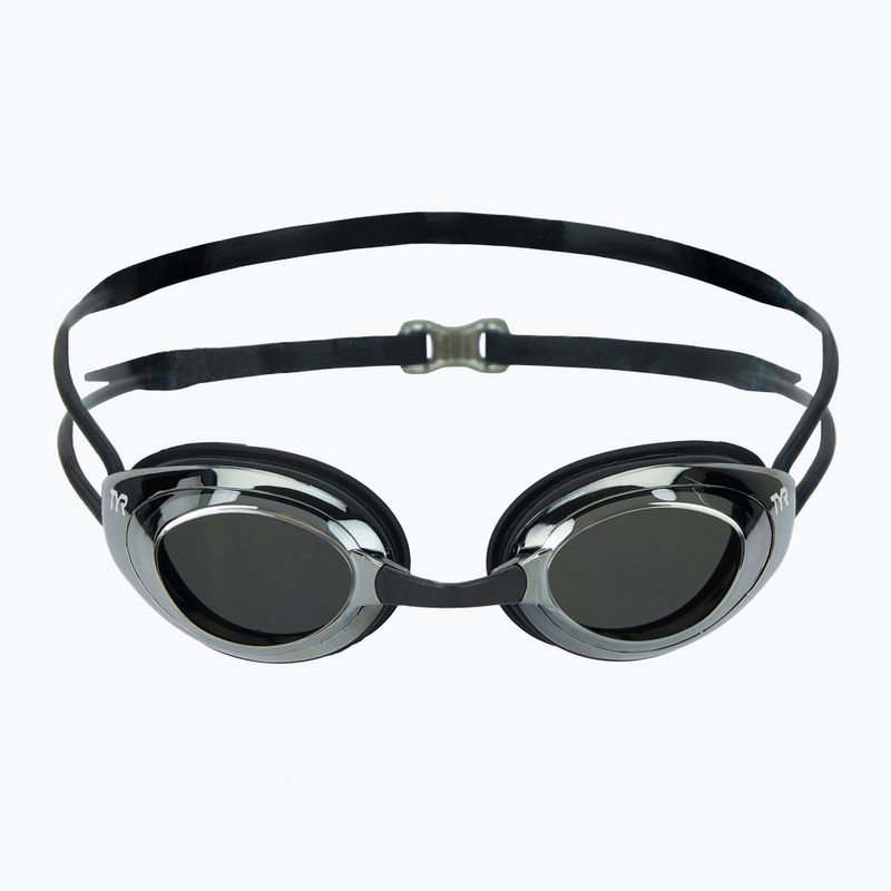 Окуляри для плавання TYR Blackhawk Racing Mirrored silver/ metal/ black 2