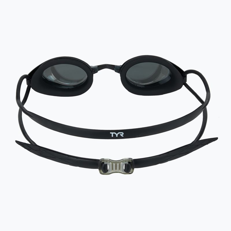 Окуляри для плавання TYR Blackhawk Racing Mirrored silver/ metal/ black 4