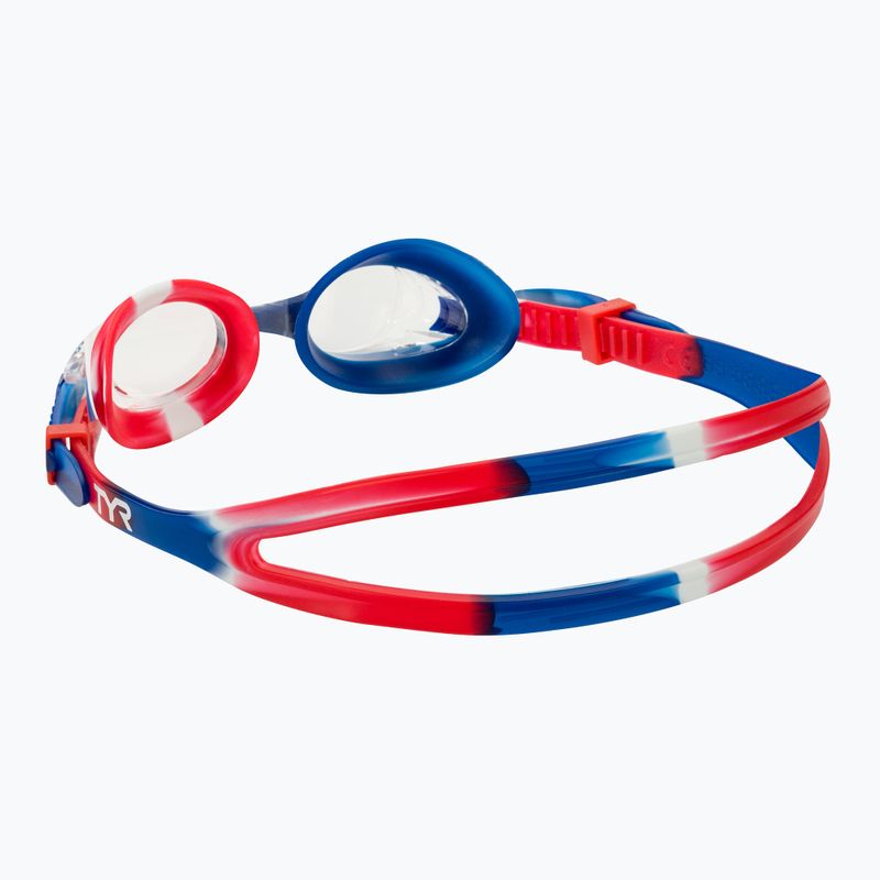 Окуляри для плавання TYR Swimple USA clear/red/navy 5