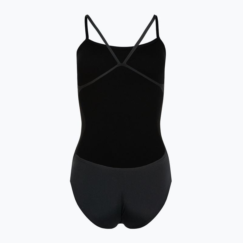 Купальник суцільний жіночий TYR Solid Cutoutfit black 2