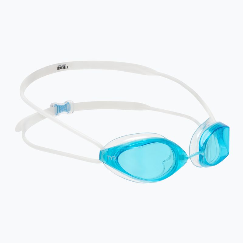 Окуляри для плавання TYR Tracer-X Racing blue/clear LGTRX_217