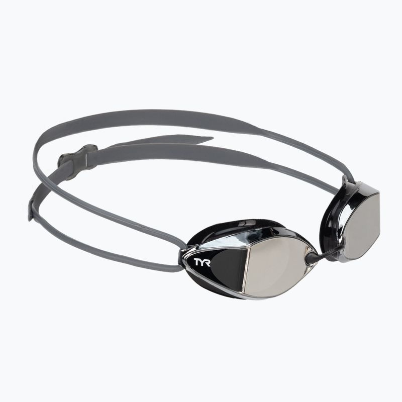 Окуляри для плавання TYR Tracer-X Racing Mirrored silver/black LGTRXM_043