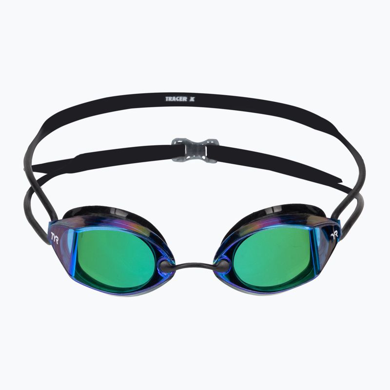 Окуляри для плавання TYR Tracer-X Racing Mirrored blue/black LGTRXM_422 2