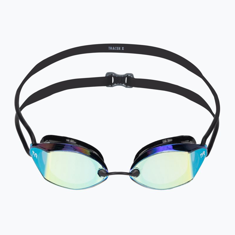 Окуляри для плавання TYR Tracer-X Racing Mirrored gold/black LGTRXM_751 2