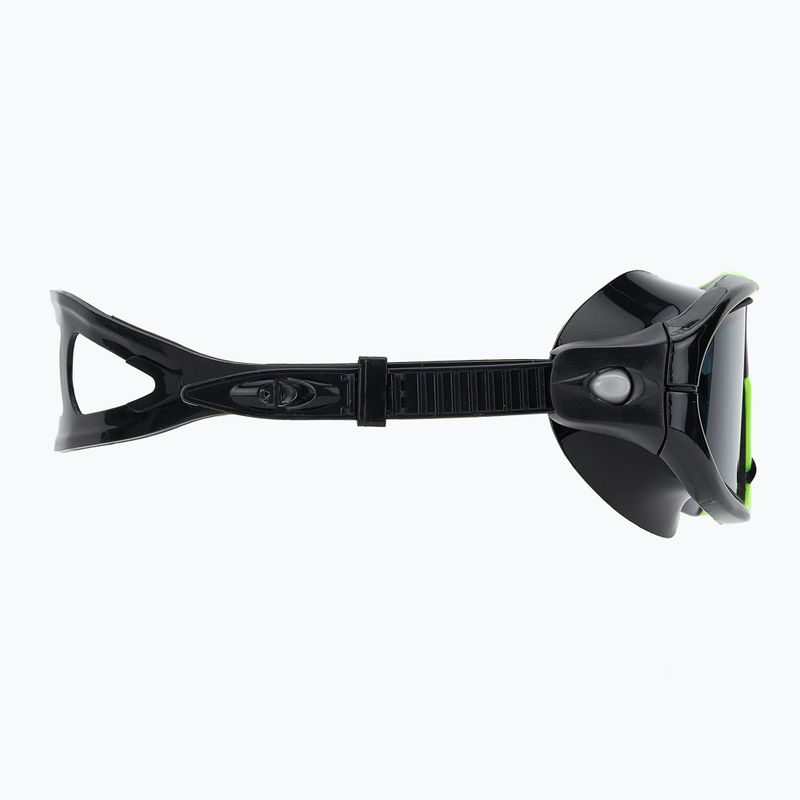 Маска для плавання TYR Orion smoke/ black/ yellow 3