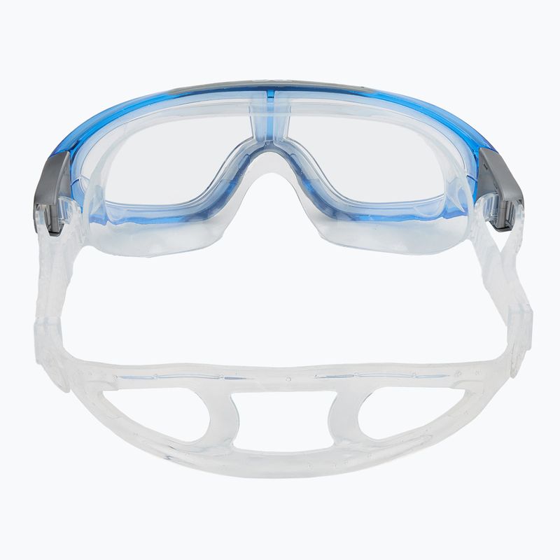 Маска для плавання TYR Orion clear/ blue/ grey 4