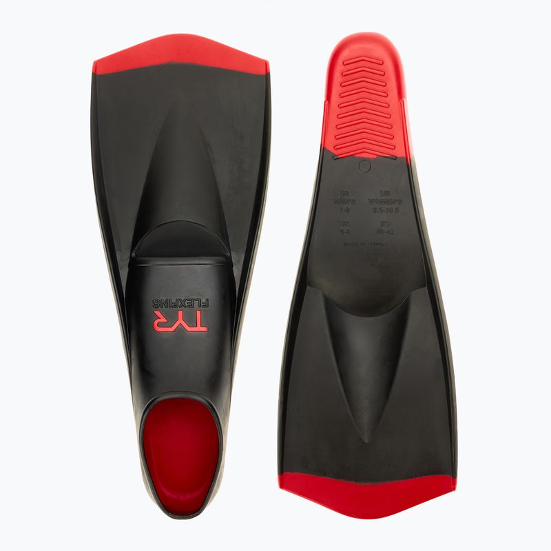 Ласти для плавання TYR Flex 2.0 червоні