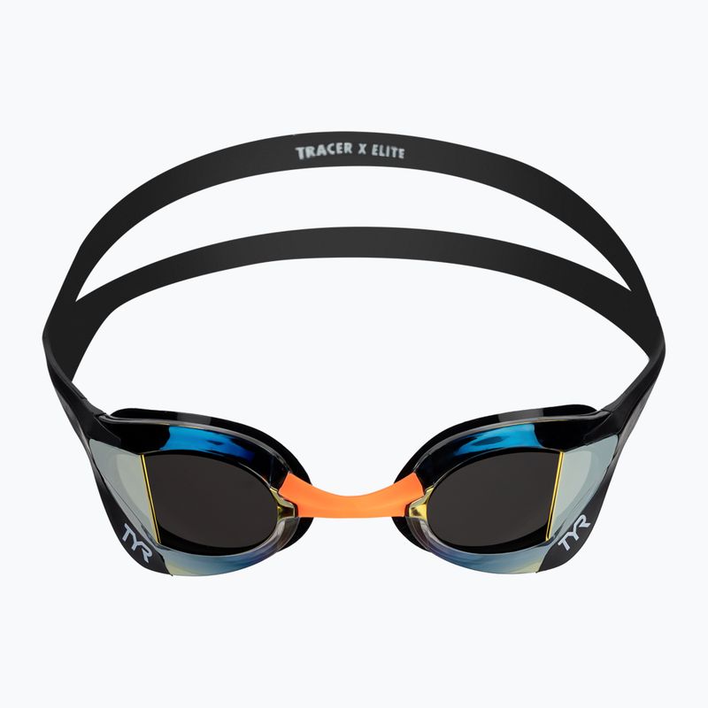 Окуляри  для плавання TYR Tracer-X Elite Mirrored гold/black 3
