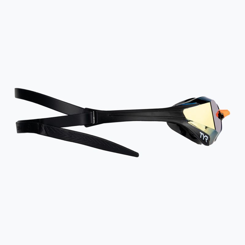 Окуляри  для плавання TYR Tracer-X Elite Mirrored гold/black 4