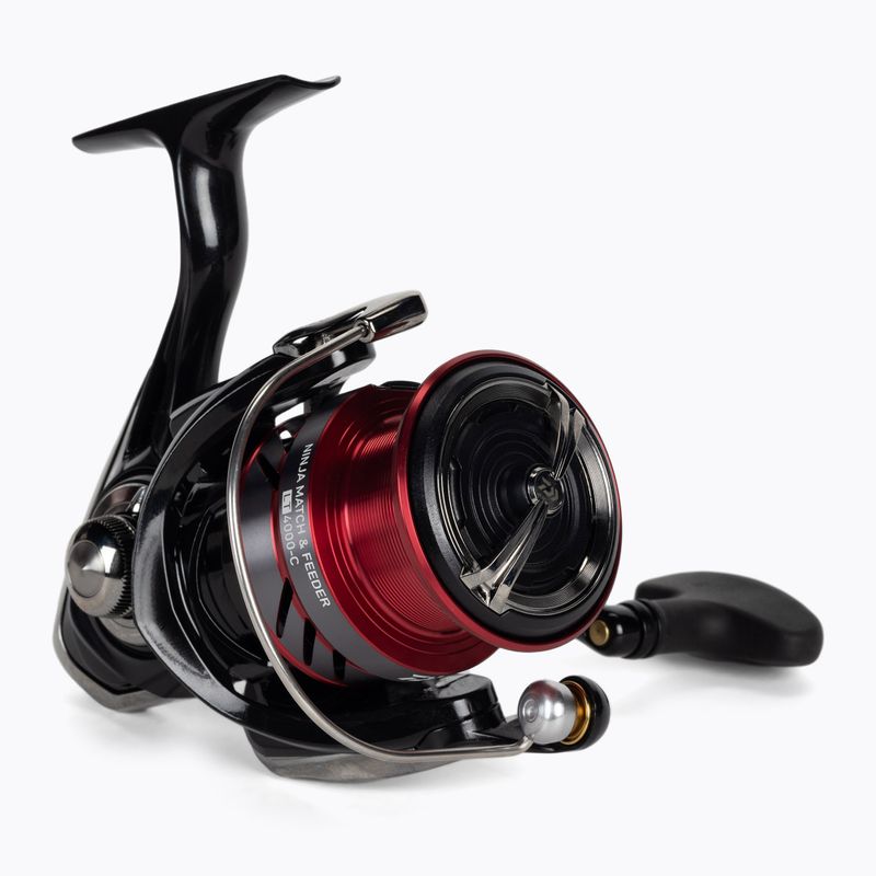 Котушка поплавкова Daiwa Ninja Match & Feeder чорна/червона