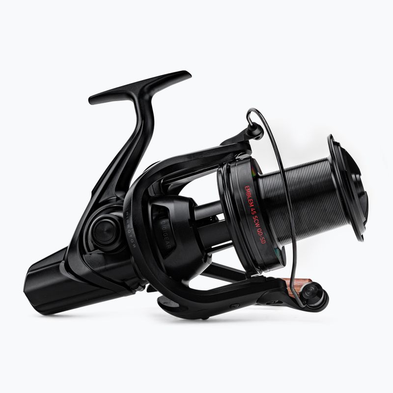 Котушка коропова Daiwa Emblem 21 - 45 SCW QD SD чорна 2