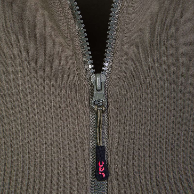 Кофта для риболовлі чоловіча JRC Zipped Hoody Green зелена 1551381 3