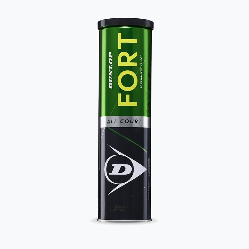 Тенісні м'ячі Dunlop Fort All Court TS 4 шт. жовті 601316 2
