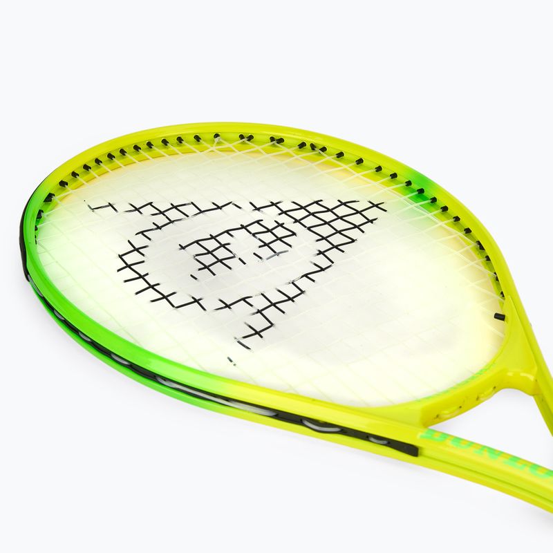 Ракетка тенісна дитяча Dunlop Tristorm Jr 21 yellow/green 5