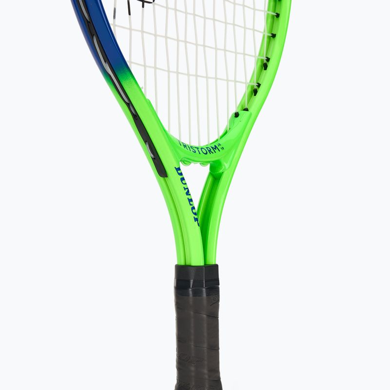 Ракетка тенісна дитяча Dunlop Tristorm Jr 19 green/blue 4