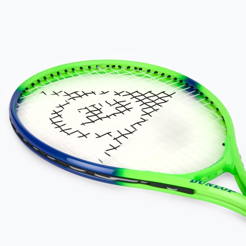 Ракетка тенісна дитяча Dunlop Tristorm Jr 19 green/blue 5