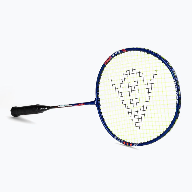 Набір для бадмінтону Dunlop Nitro-Star SSX 1.0 блакитно-жовтий 13015319 3