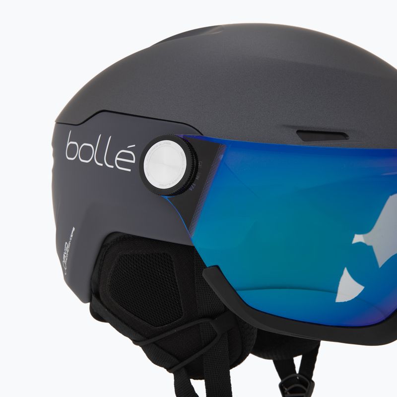 Шолом гірськолижний Bollé V-Ryft Pure grey matte/photochromic blue 8
