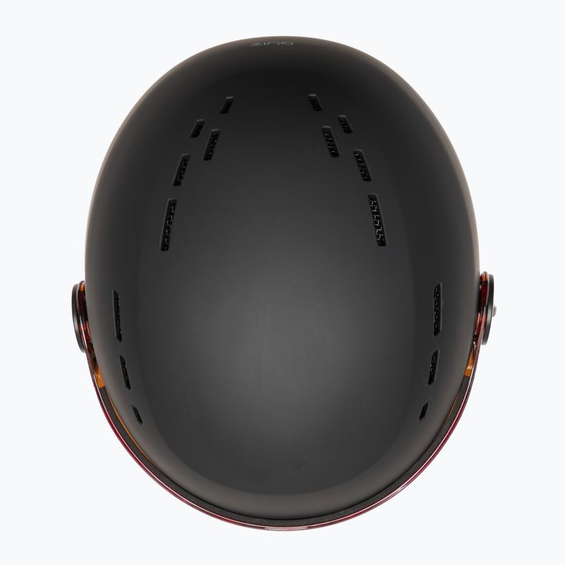 Шолом гірськолижний дитячий Bollé Quiz Visor Jr black/blue matte/orange gun 6