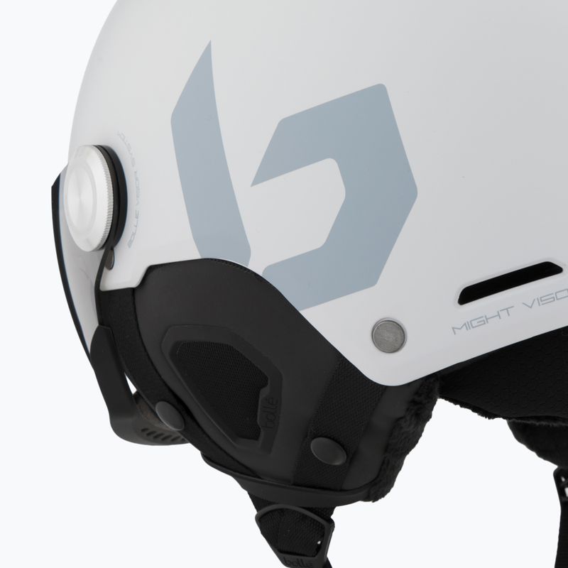 Шолом гірськолижний Bollé Might Visor off white matte/brown gun 7