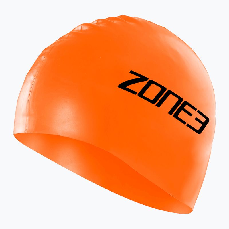 Шапочка для плавання ZONE3 High Vis помаранчева SA18SCAP113 2