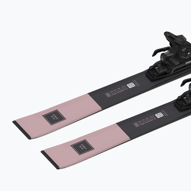 Лижі гірські жіночі Salomon S Max 8W + M10 чорні L47056100 13